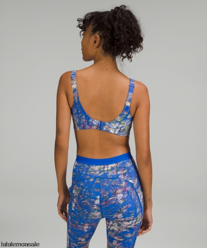 Lululemon Damen DELULU497 | Speed Floral Waterside Badeoberteil Mit Eckigem Ausschnitt B/c Cup